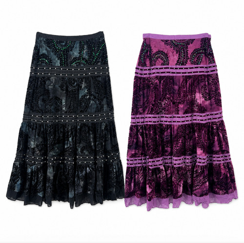 Vtg y2k tiered - vtg, burnout