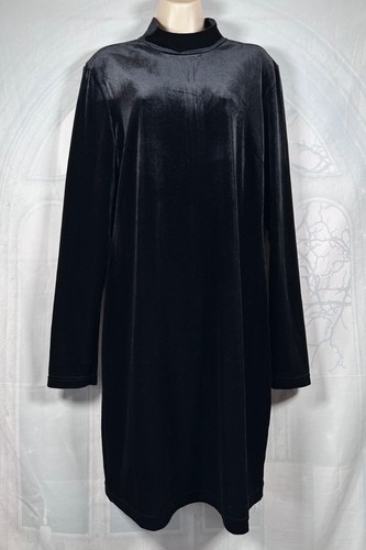 Glamorous black stretch velvet